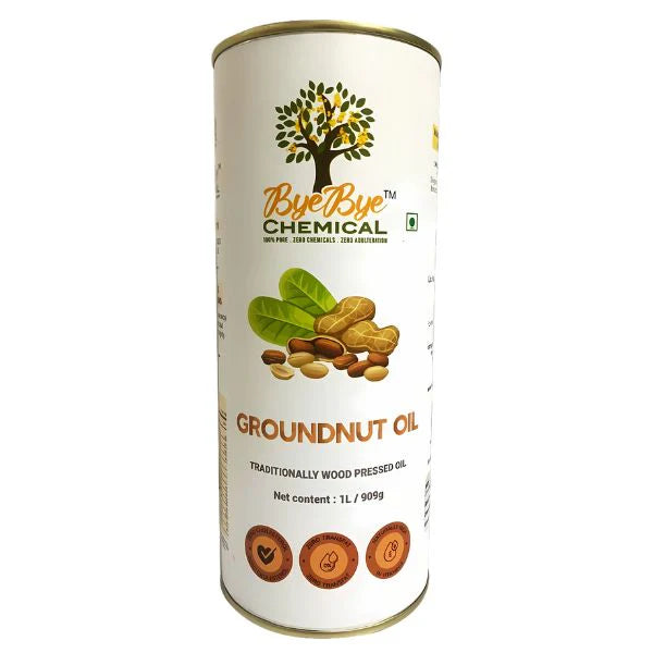 Wood Pressed Groundnut Oil