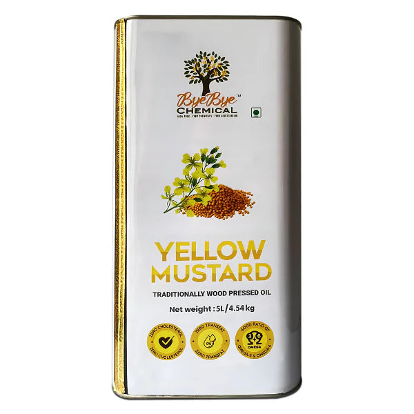 Wood Pressed Yellow Mustard Oil