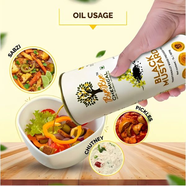 Wood Pressed Black Mustard Oil