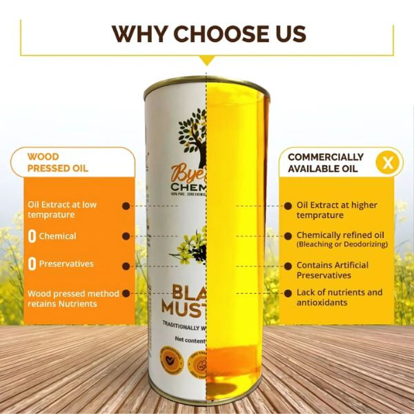 Wood Pressed Black Mustard Oil