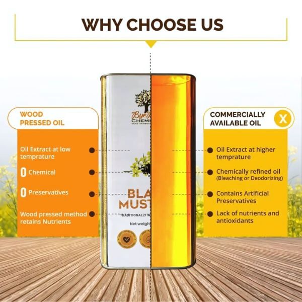Wood Pressed Black Mustard Oil
