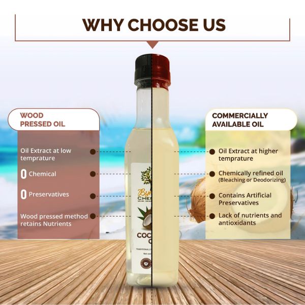 Wood Pressed Coconut Oil