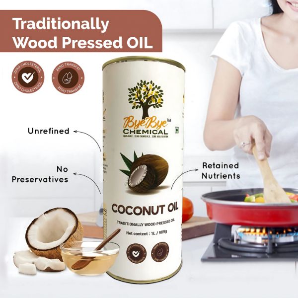Wood Pressed Coconut Oil