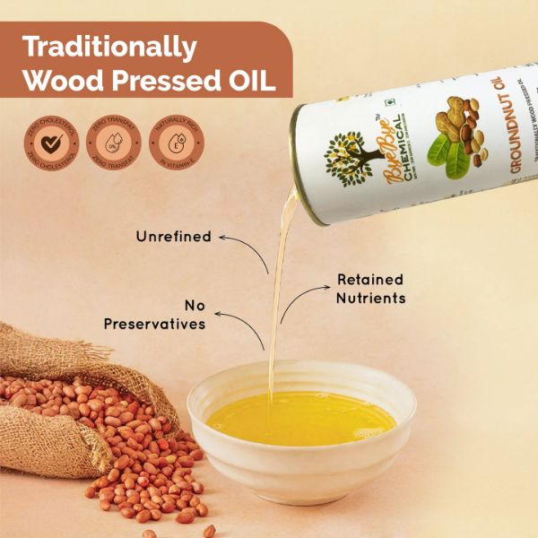 Wood Pressed Groundnut Oil
