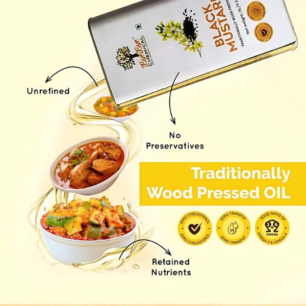 Wood Pressed Black Mustard Oil