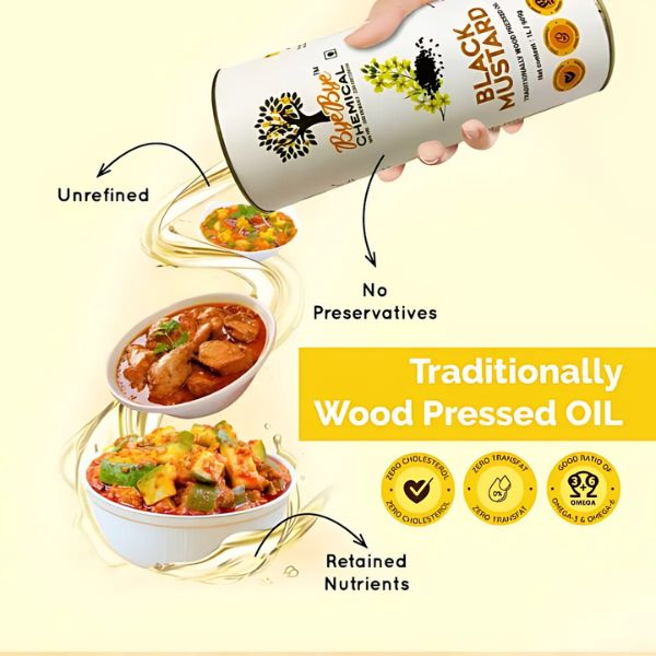 Wood Pressed Black Mustard Oil