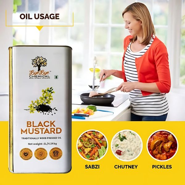 Wood Pressed Black Mustard Oil