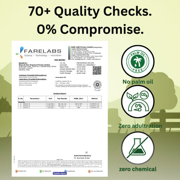 Wood Pressed Groundnut Oil