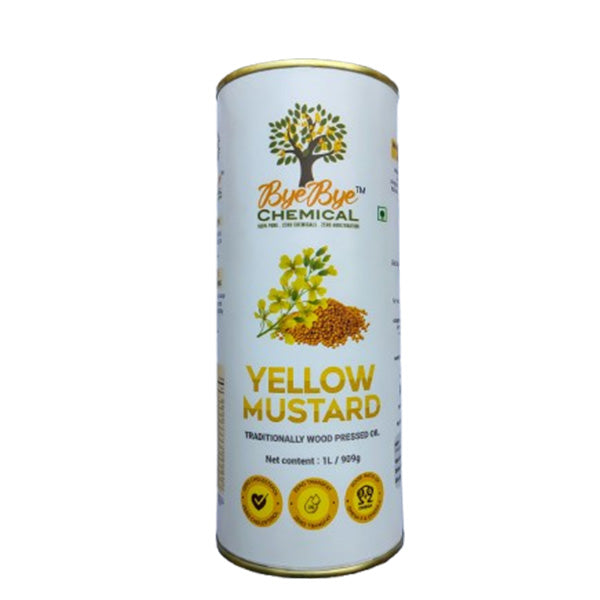 Wood Pressed Yellow Mustard Oil