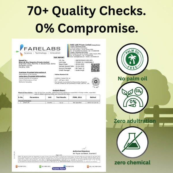 Wood Pressed Yellow Mustard Oil